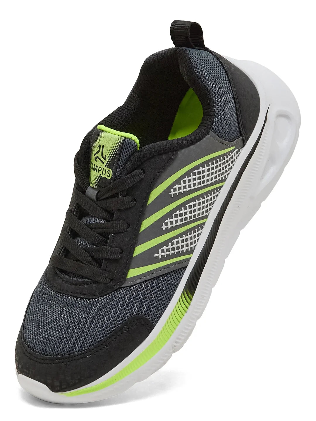 Campus SIDEBEAT CH Black Child Running Shoes