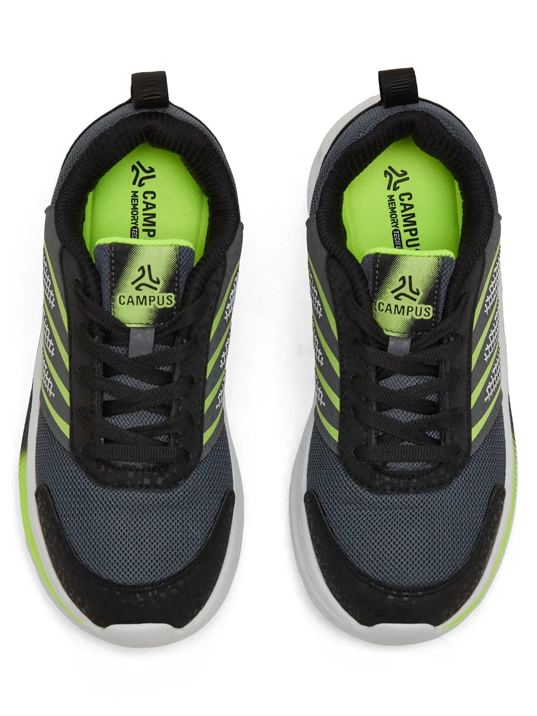 Campus SIDEBEAT CH Black Child Running Shoes