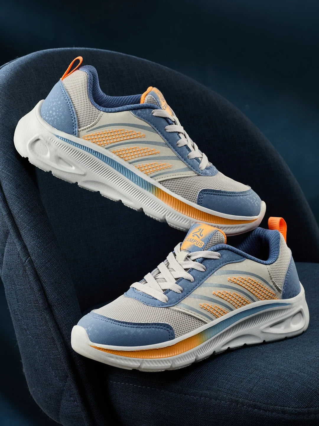 Campus SIDEBEAT CH Grey Child Running Shoes