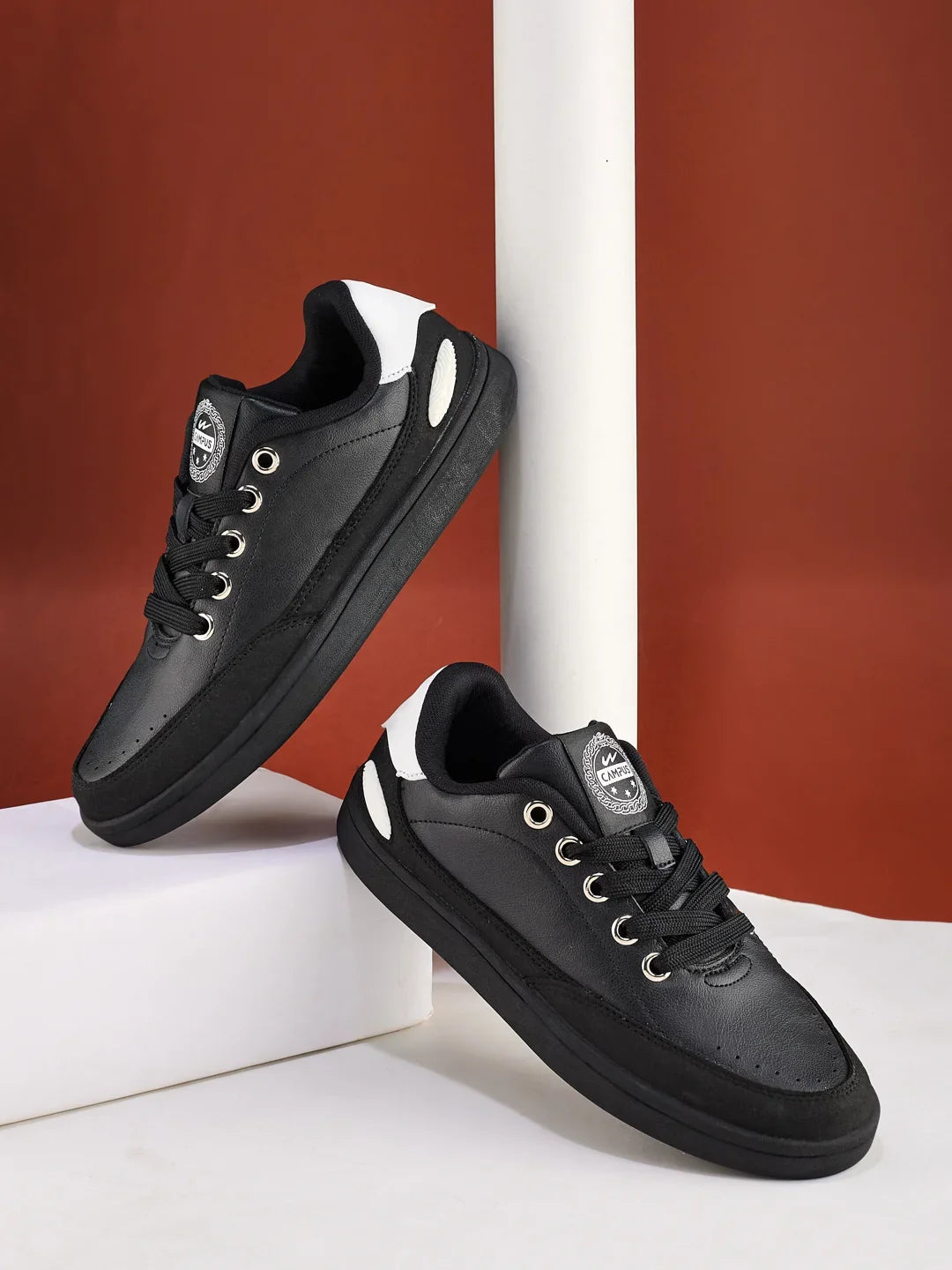 Campus SKILL Black Womens Sneakers
