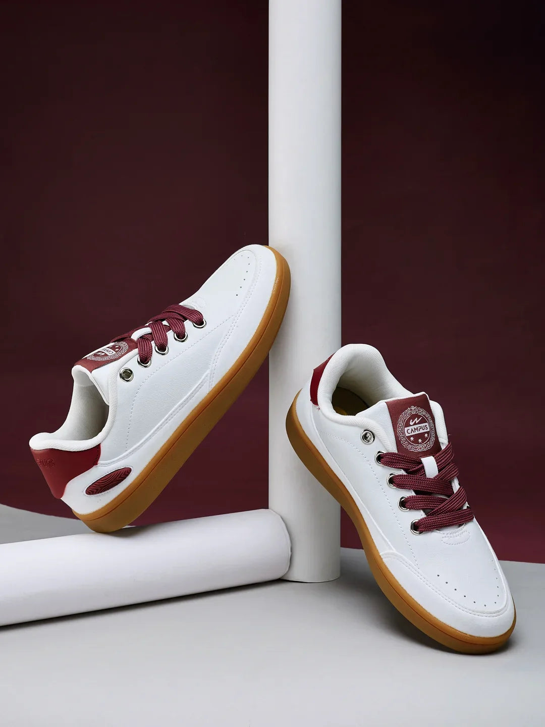 Campus SKILL White Womens Sneakers