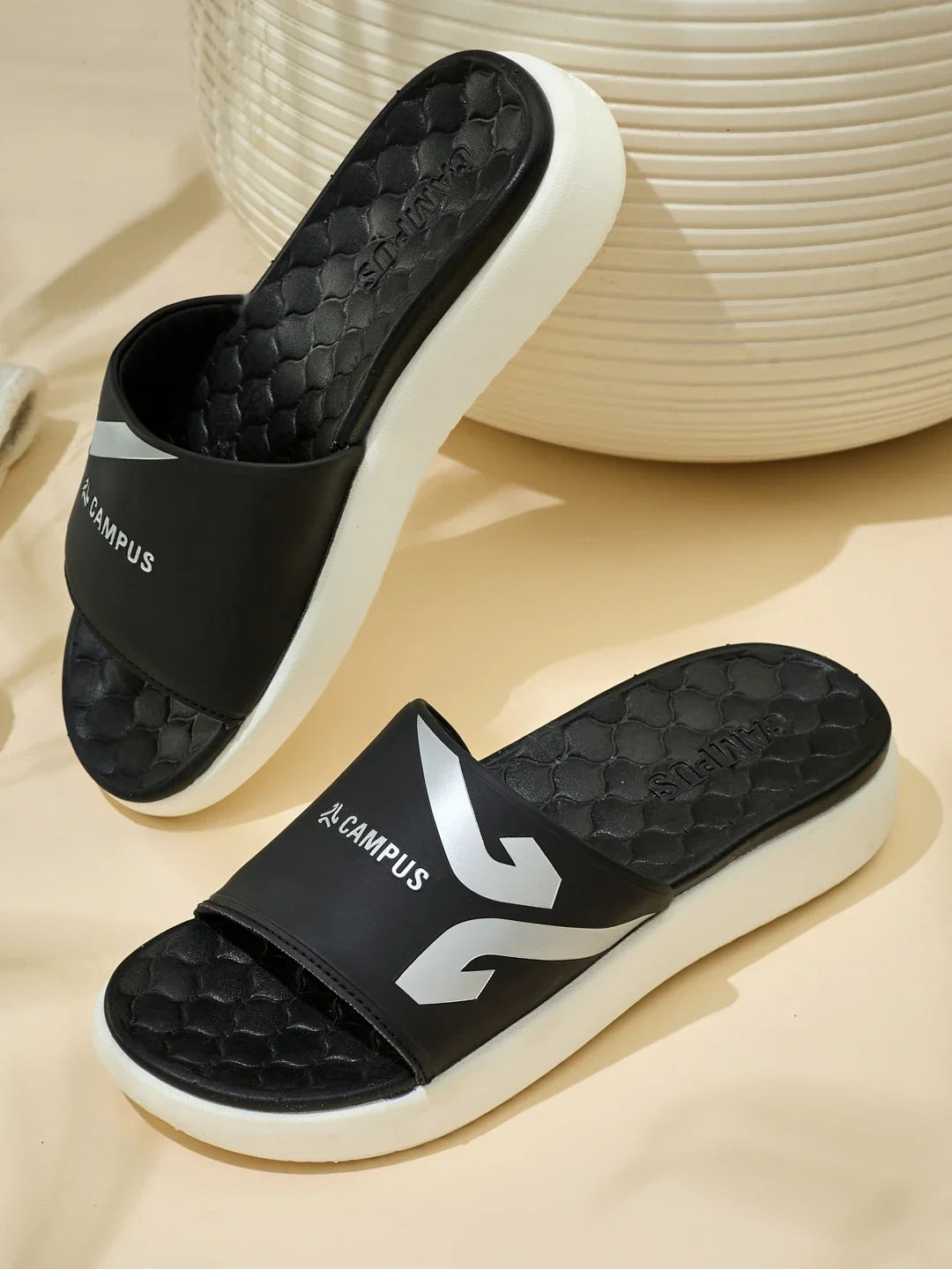Campus SL 489L Black Womens Slides