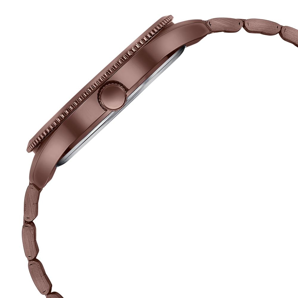 Sonata Poze Quartz Analog Brown Dial Brown Metal Strap Watch For Men Style SP70056QM02W image 4