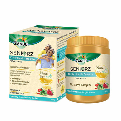 zandu seniorz daily health booster granules