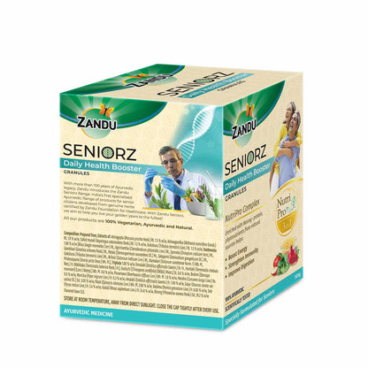 zandu seniorz daily health booster granules