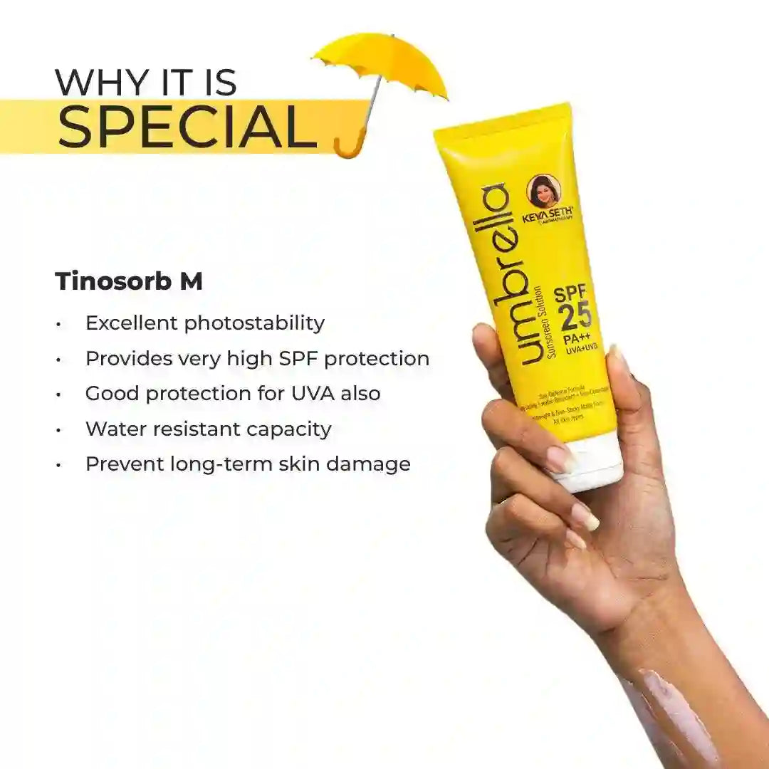 Keya Seth Aromatherapy Umbrella Sunscreen Solution SPF 25 with PA+++ UV Protection