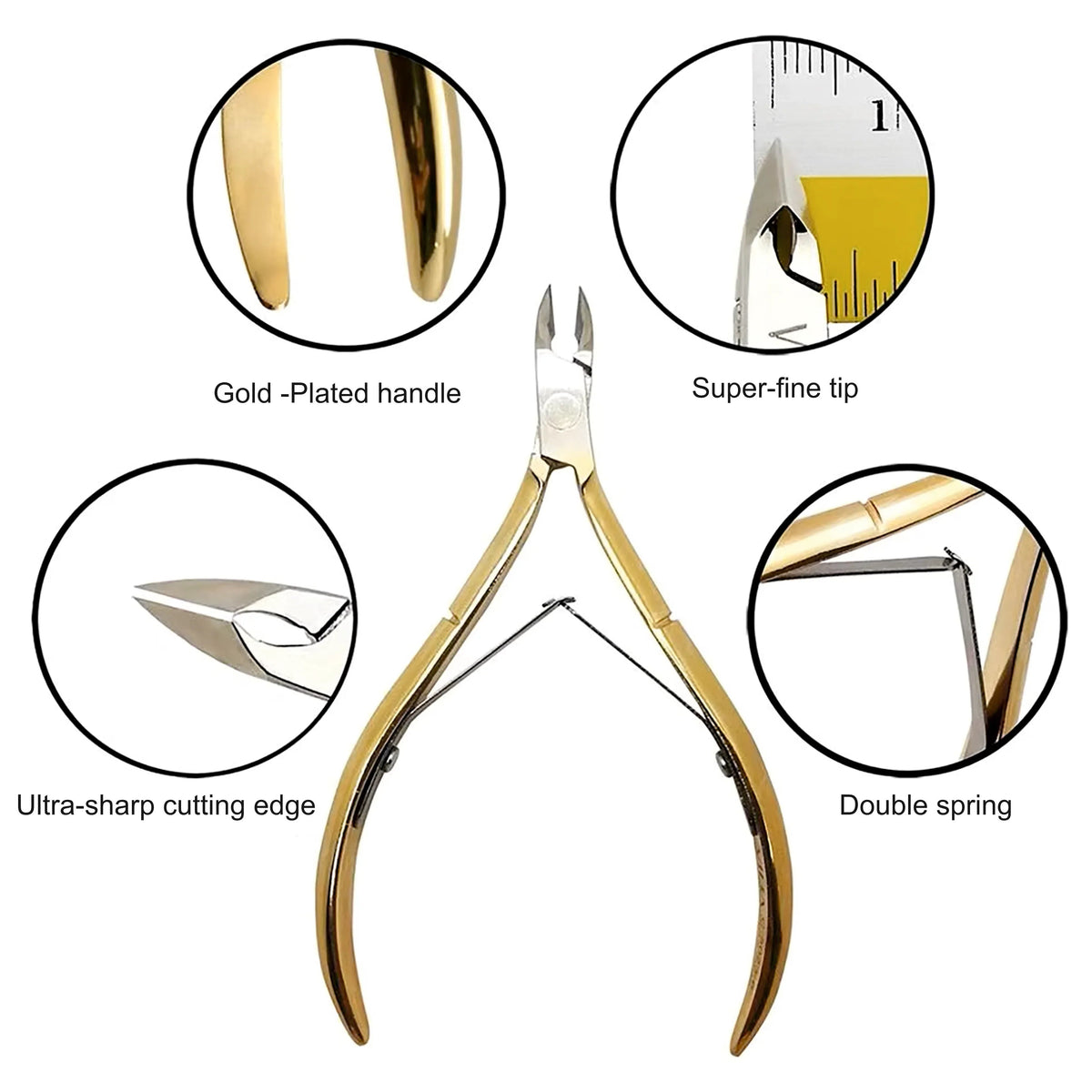 Shills Professional Cuticle Cutter Gold