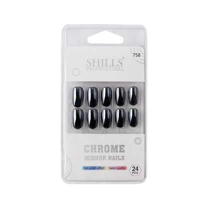 Chrome Mirror Nail Oval(SPN755-SPN76) - Shills Professional