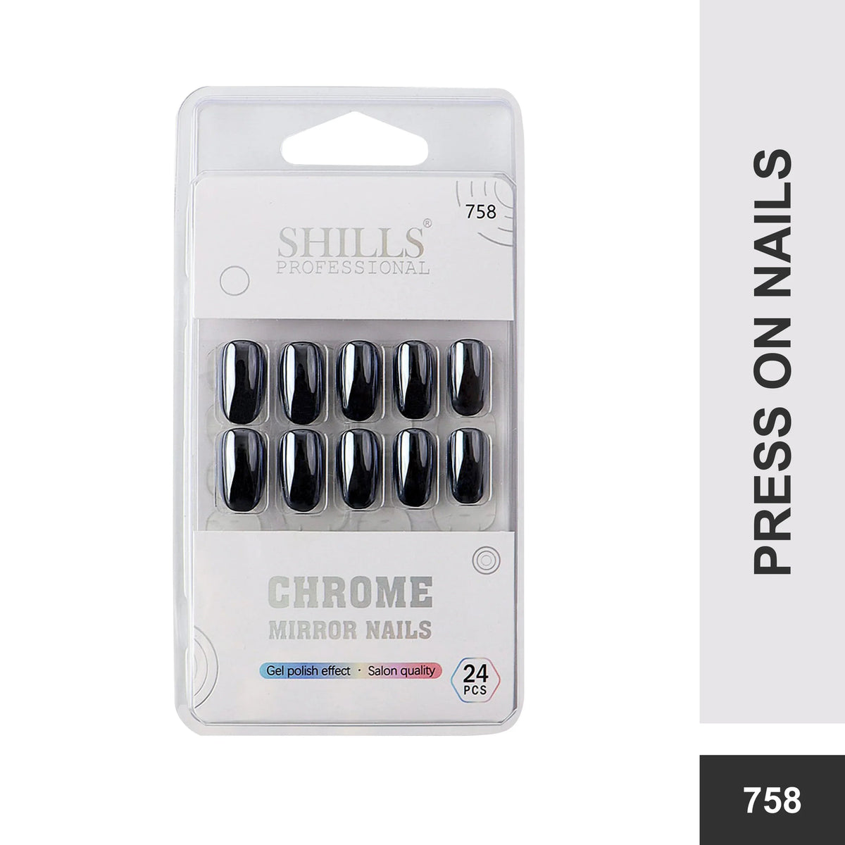 Chrome Mirror Nail Oval(SPN755-SPN76) - Shills Professional