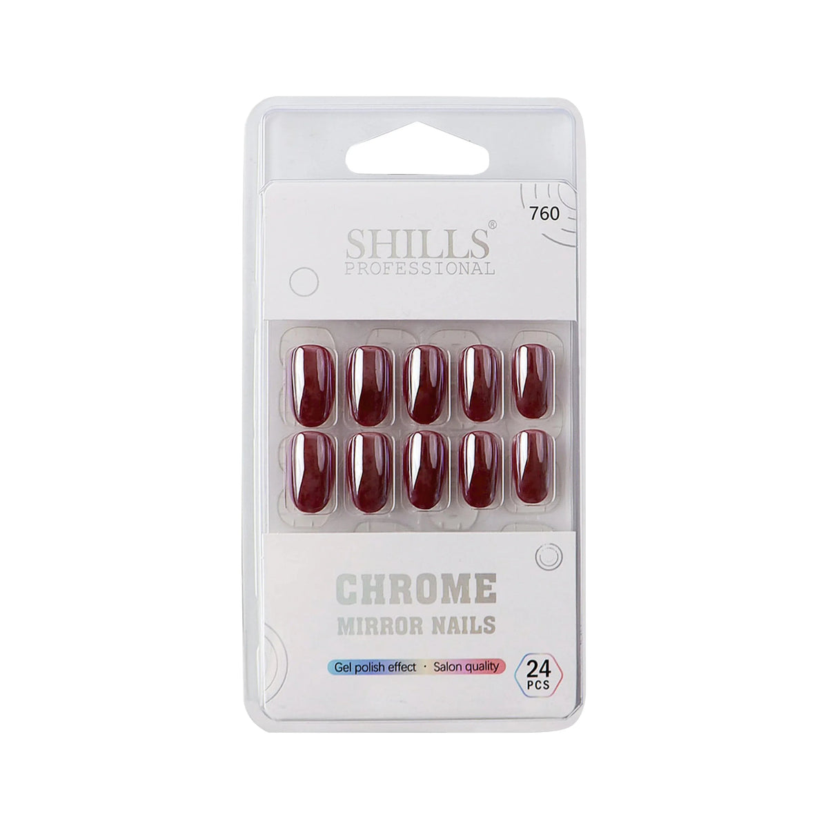 Chrome Mirror Nail Oval(SPN755-SPN76) - Shills Professional
