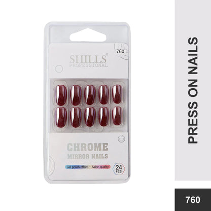 Chrome Mirror Nail Oval(SPN755-SPN76) - Shills Professional