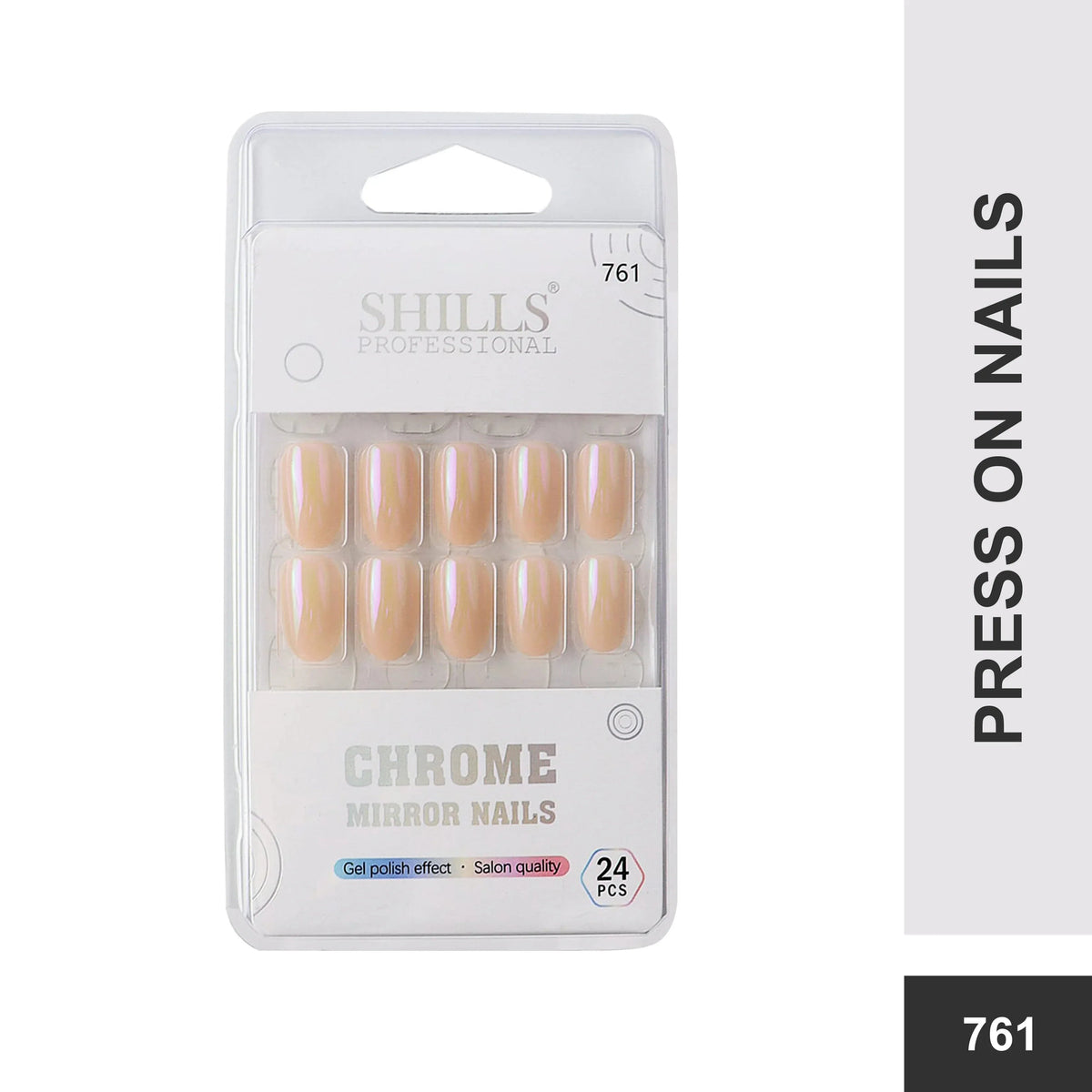 Chrome Mirror Nail Oval(SPN755-SPN76) - Shills Professional