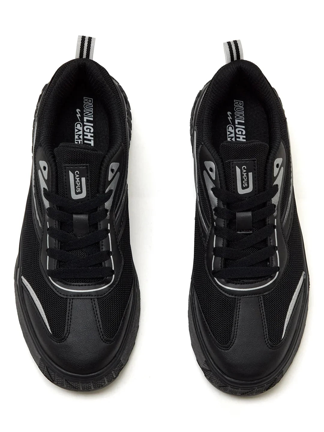 Campus STATIC Black Mens Sneakers
