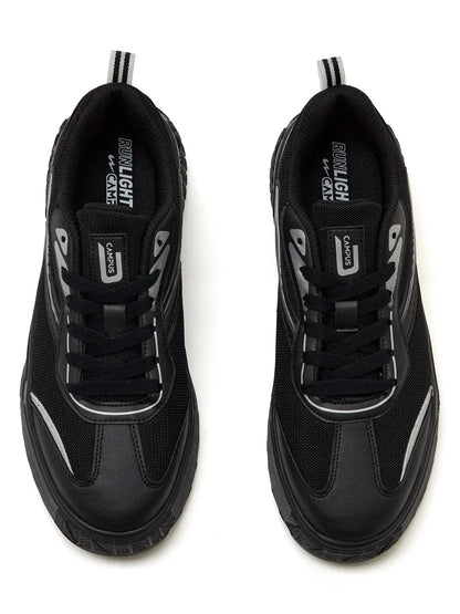 Campus STATIC Black Mens Sneakers