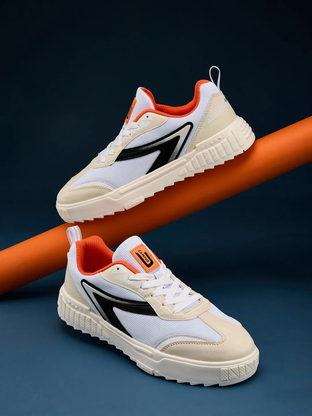 Campus STATIC White Mens Sneakers