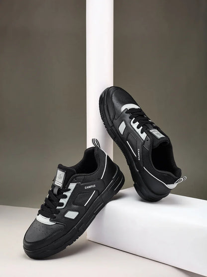 Campus STOMP Black Mens Sneakers