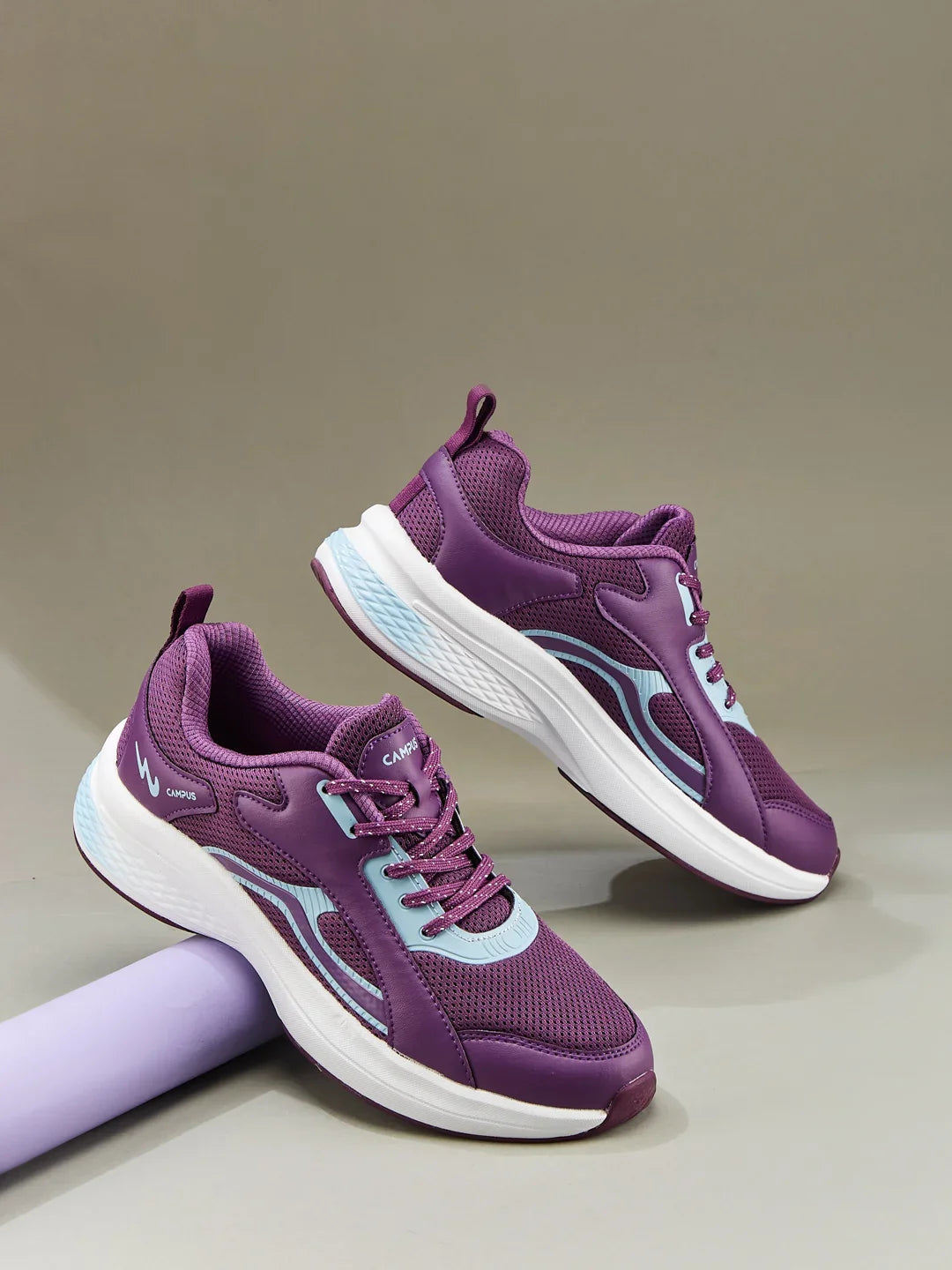 Campus STREAM Purple Womens Sneakers