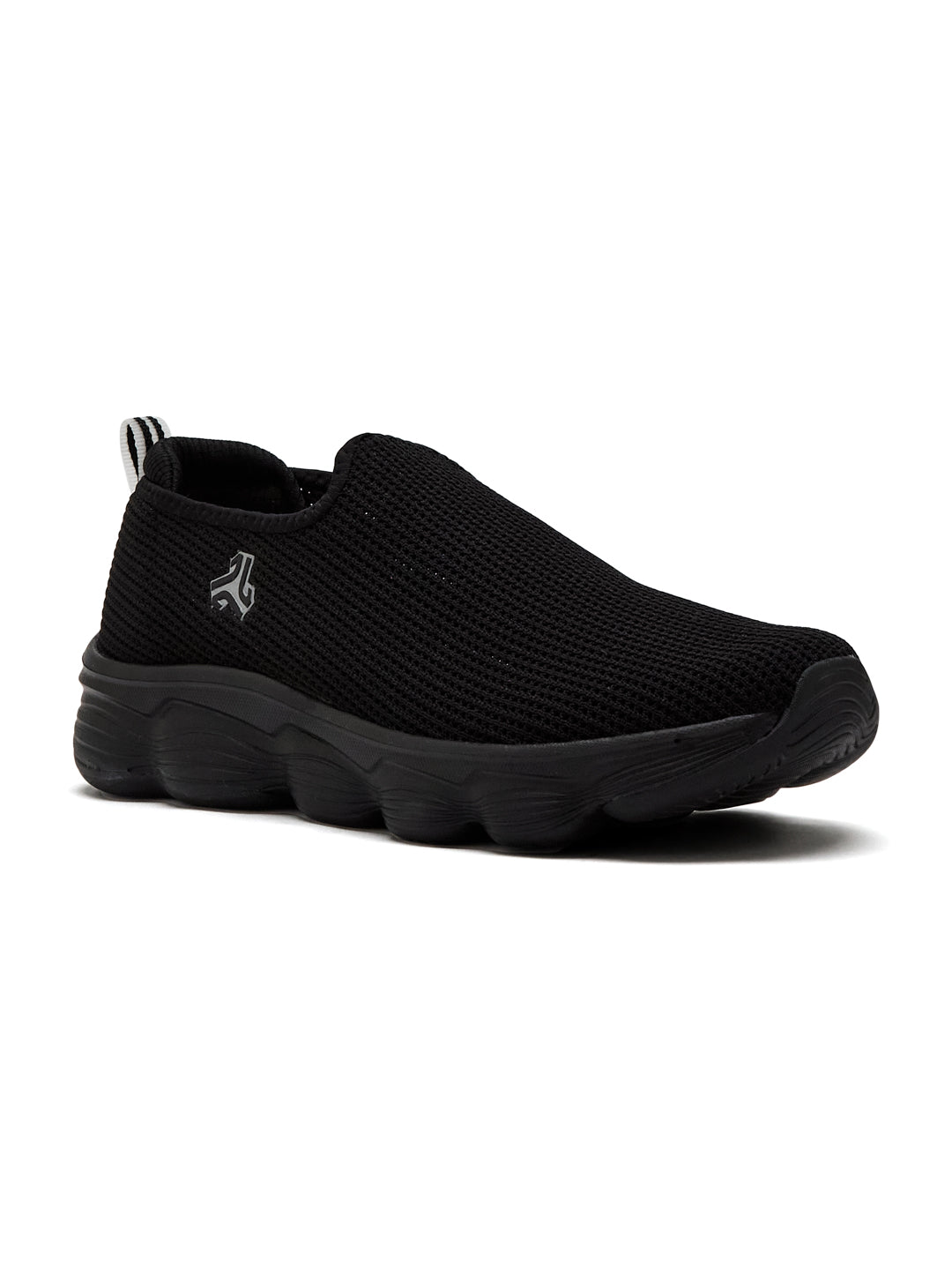 Campus STRIVE Black Mens Walking Shoes