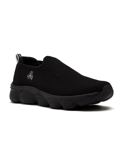 Campus STRIVE Black Mens Walking Shoes