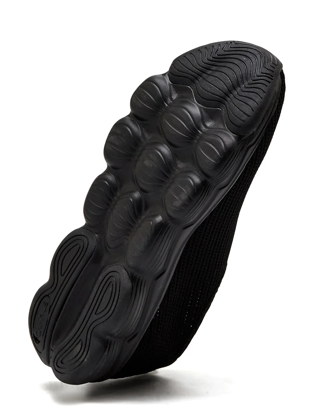 Campus STRIVE Black Mens Walking Shoes