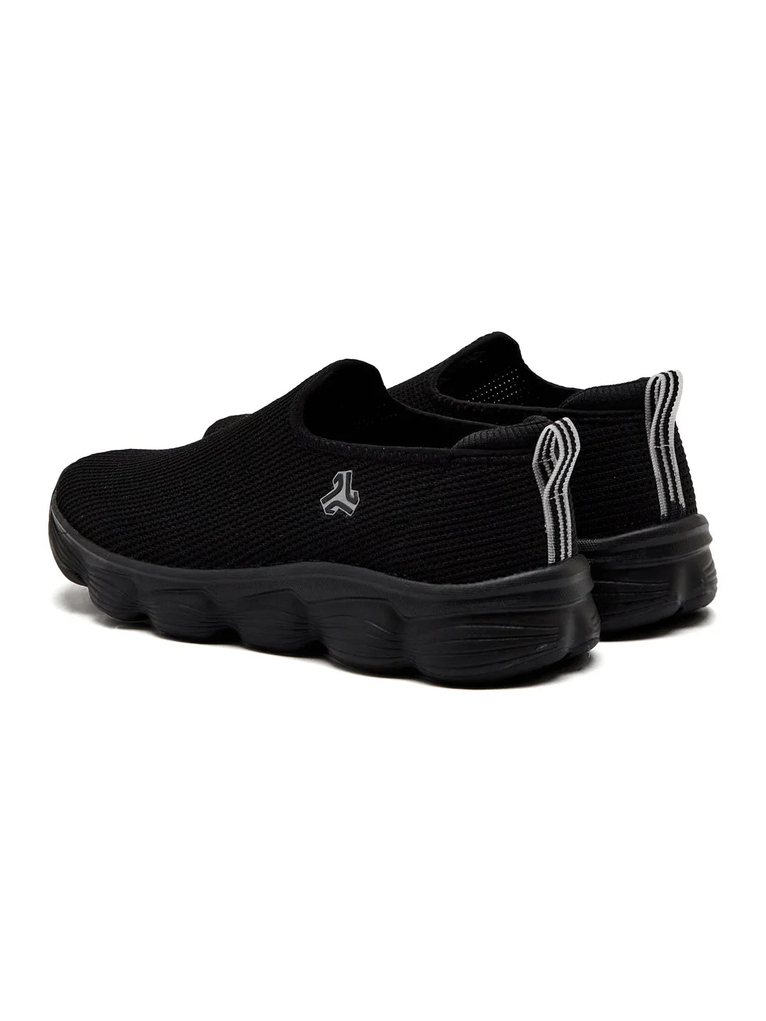 Campus STRIVE Black Mens Walking Shoes