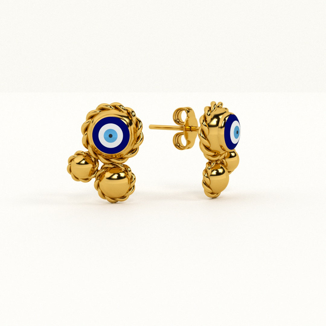 Palmonas Evil Eye Arcana 925 Sterling Silver Studs