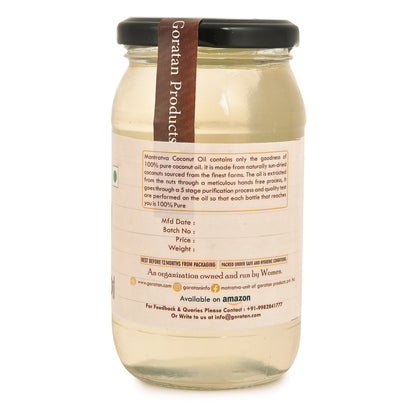 Matratva Cold Pressed Coconut Oil | Wooden Pressed