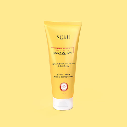 Soku Cosmetic Super Charged Boost Glow Body Lotion with SPF