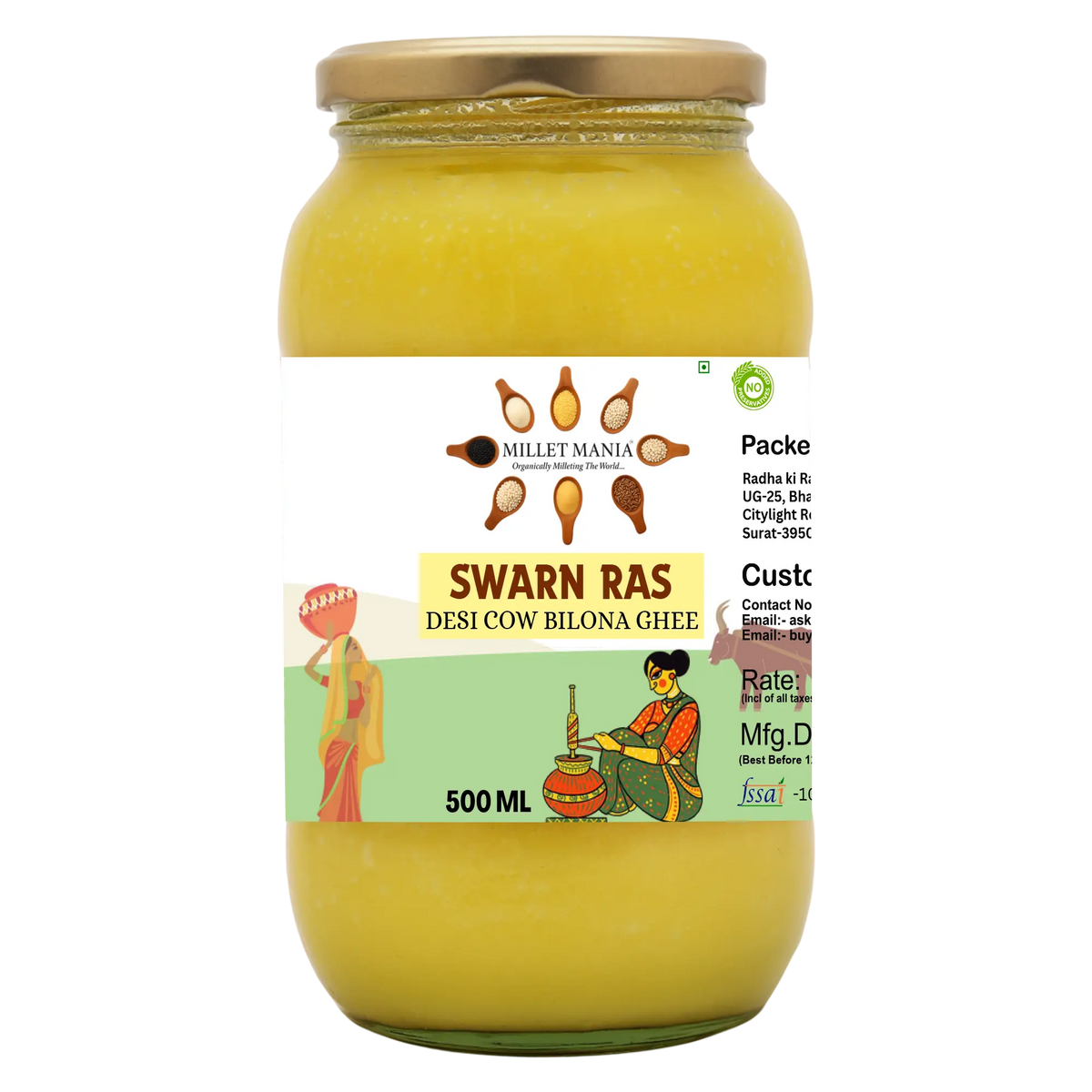 Millet Mania Swarnras Cow Ghee