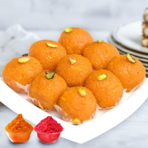 Agra Sweets Motichur Laddu - PUSHMYCART