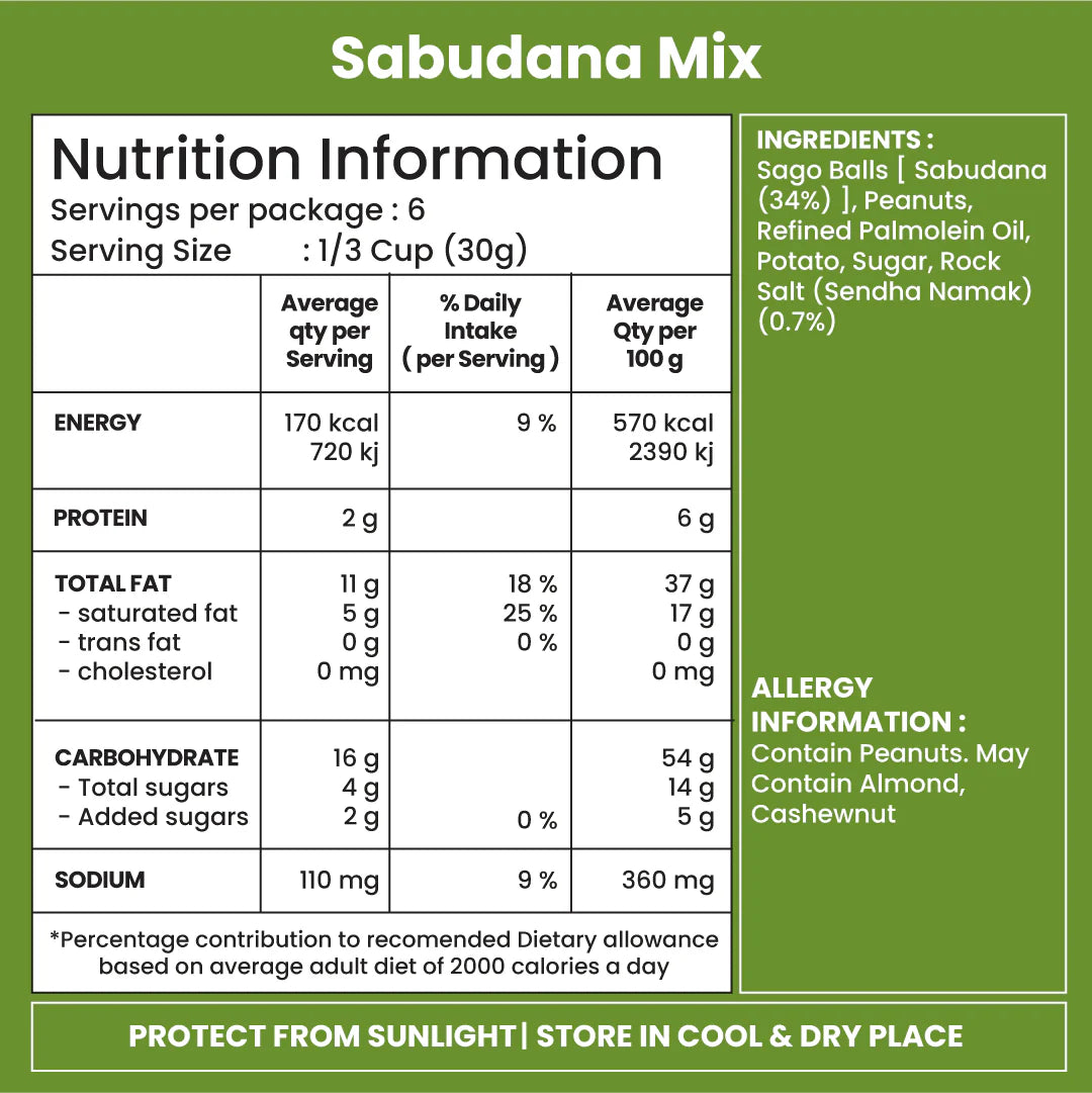 Jabsons Foods Sabudana Mix