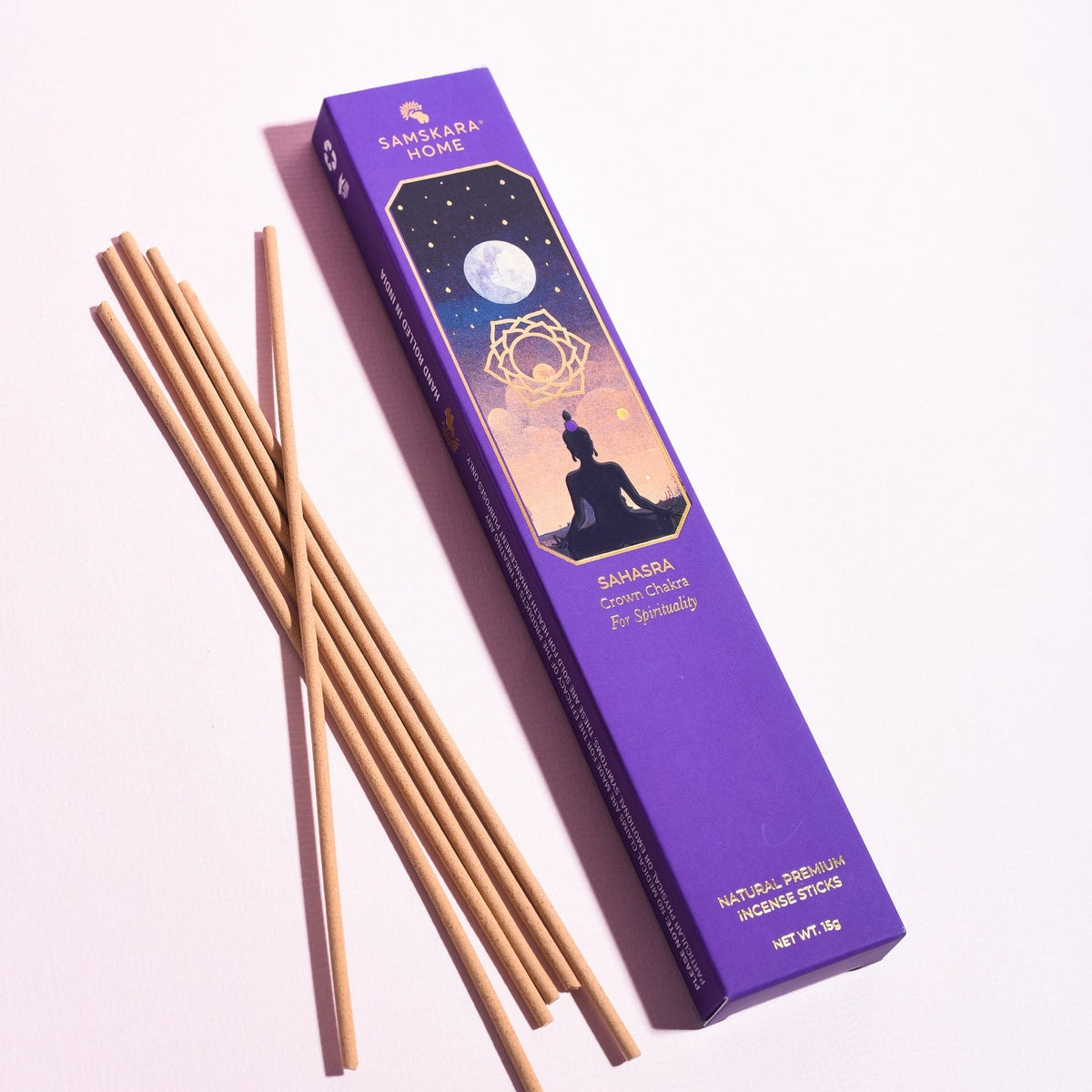 Samskara Home Sahasra - Crown Chakra Incense 15pcs (For Spirituality)