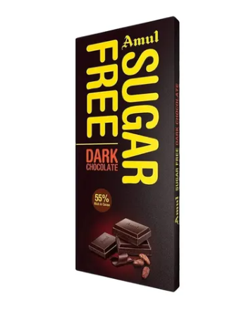 Amul Sugar Free Dark Chocolate - PUSHMYCART