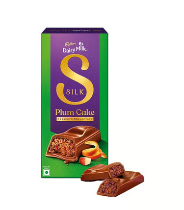 Cadbury Dairy Milk Silk Desserts Plum Cake Milk Chocolate Bar