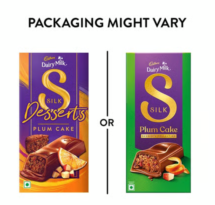 Cadbury Dairy Milk Silk Desserts Plum Cake Milk Chocolate Bar