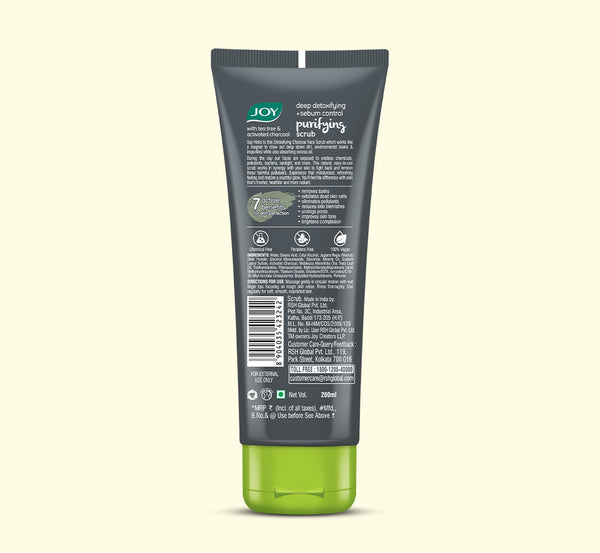 Deep Detox + Sebum Control, Charcoal Purifying Scrub