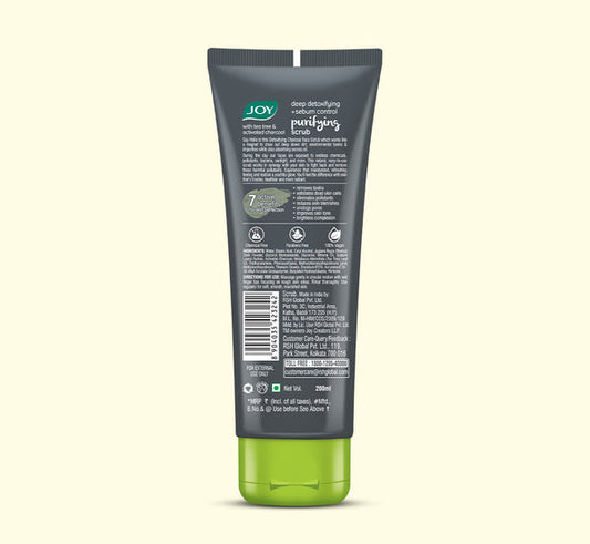 Deep Detox + Sebum Control, Charcoal Purifying Scrub