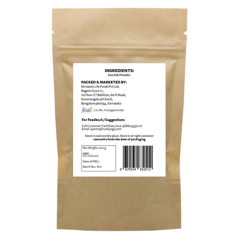 Nutty Yogi Sea Salt Powder