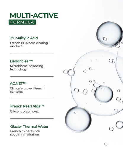 Aqueria Oil Control Serum with French actives, designed to support clearer-looking skin and reduce shine.