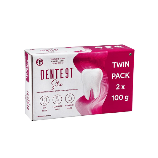 Dente91 SHE Toothpaste front packaging
