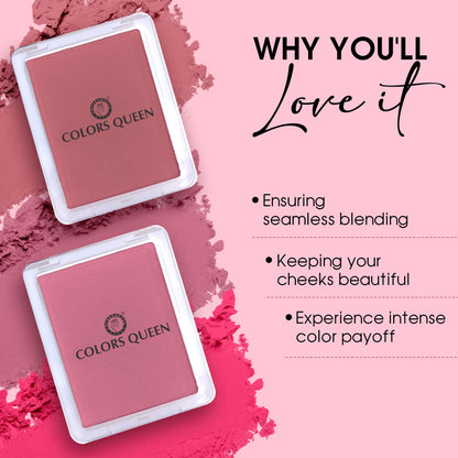 Colors Queen Sweet Cheek Matte Blush | 7 Gram