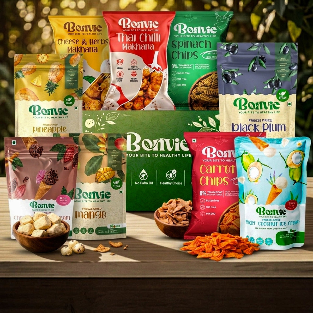 Bonvie Snacks Snack Discovery Trial Box