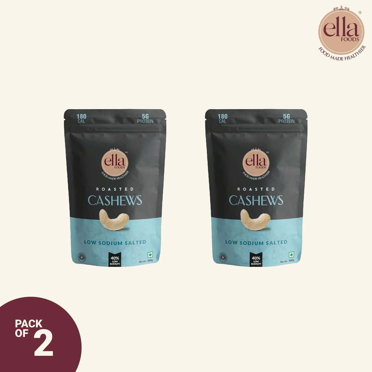 Ella Foods Salted Cashews