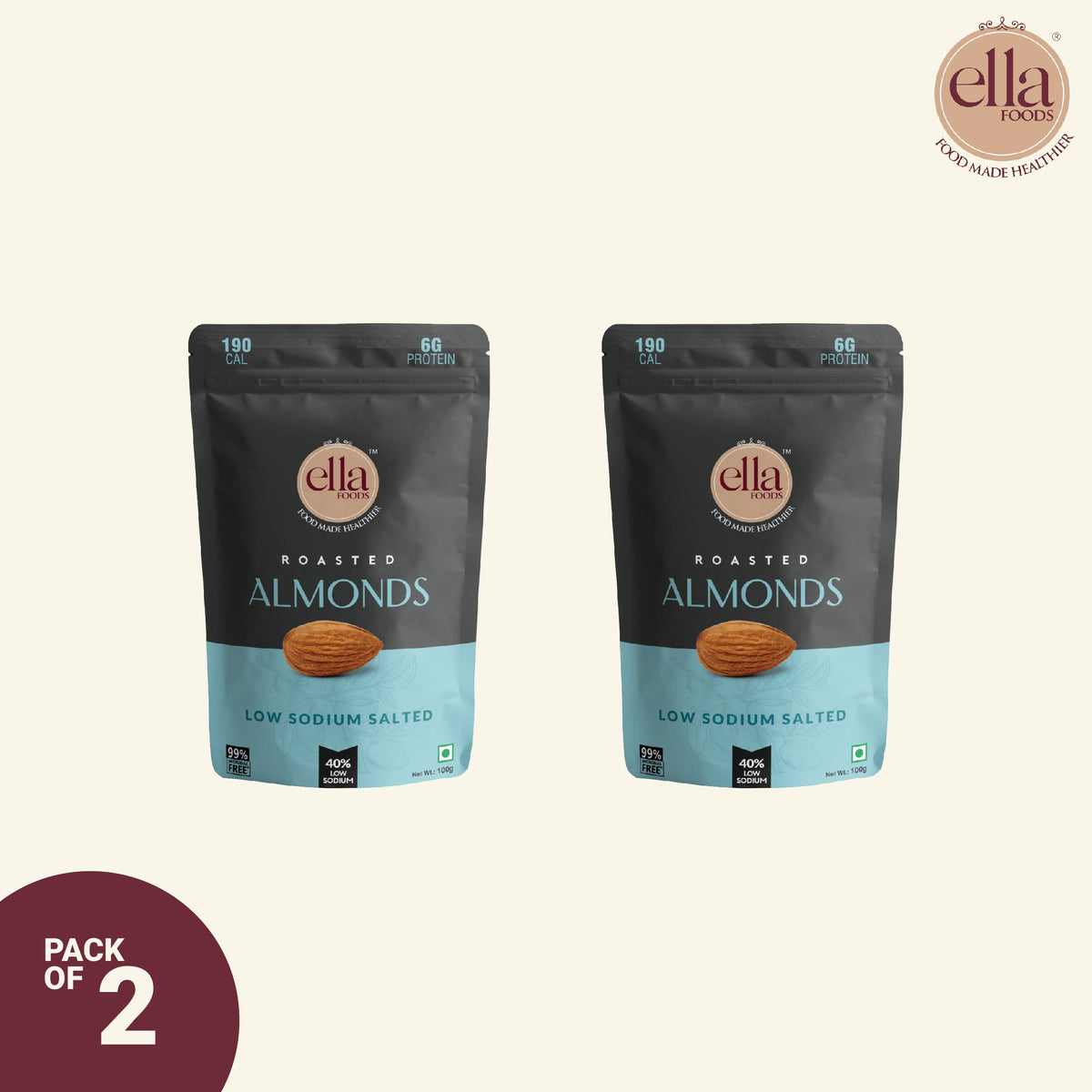 Ella Foods Salted Almonds