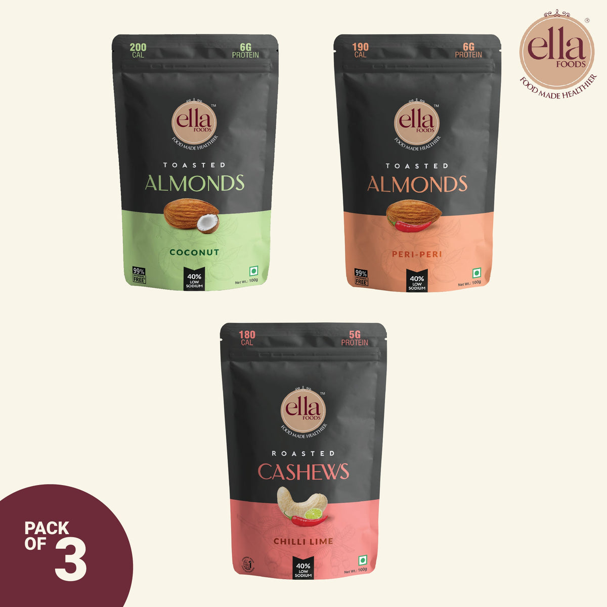 Ella Foods Assorted Pack of Nuts 