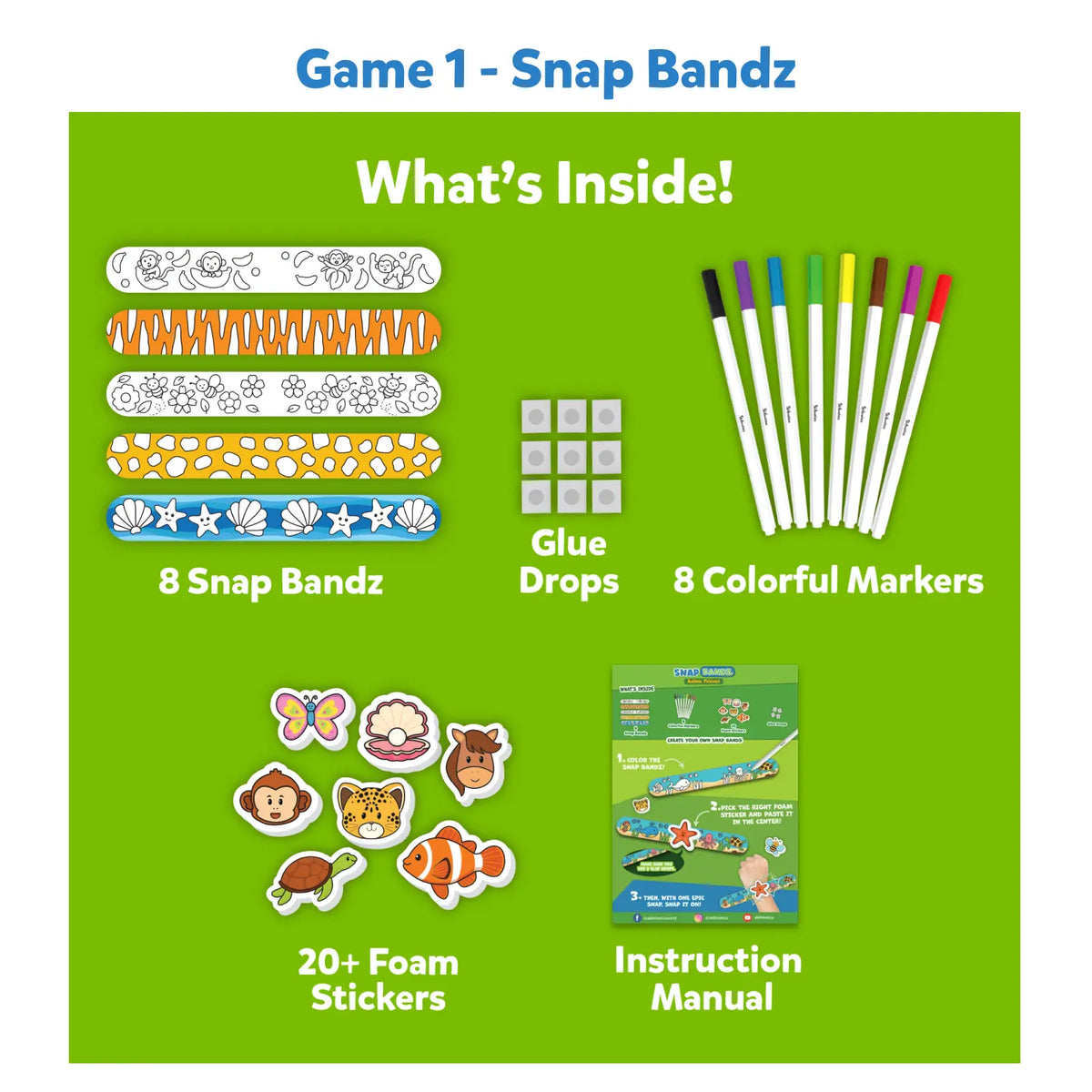 Skillmatics Animal Arts and Crafts Bundle Ages 4 to 10