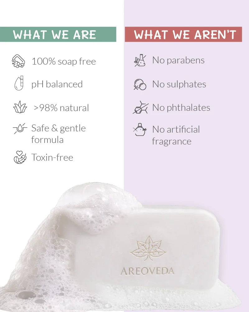baby bathing bar packaging on a white background