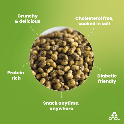 Omay Foods Solid Moong - Spicy Masala