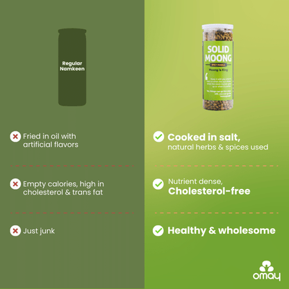 Omay Foods Solid Moong - Spicy Masala