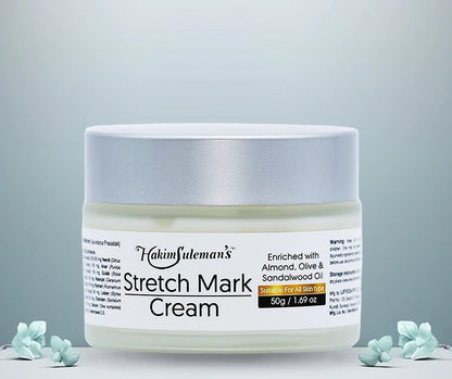 Atiya Herbs Stretch Mark Cream jar with natural ingredients, promoting skin elasticity and nourishment. - Image 4